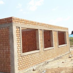 Interlocking blocks construction