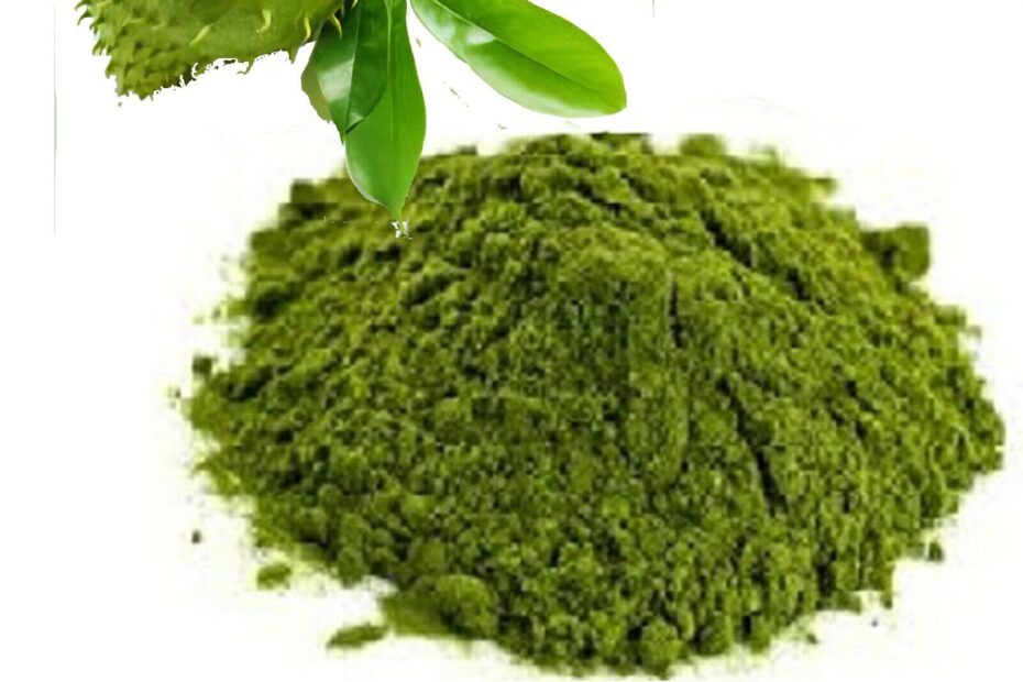 Soursop leaves and fruit