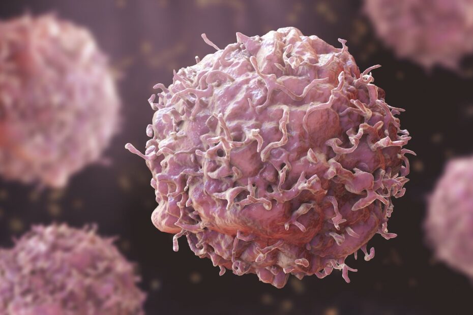 Cancer cells, illustration