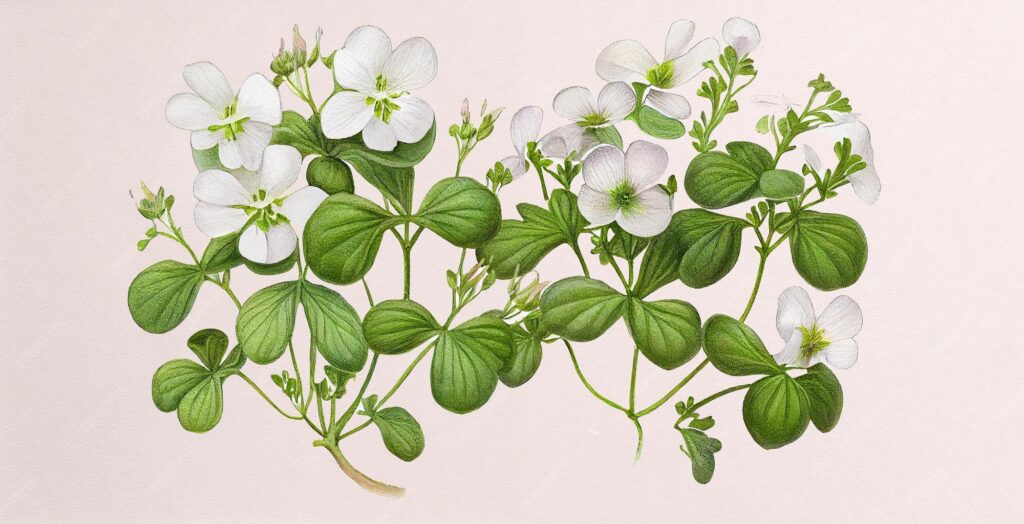Bacopa monnieri plant